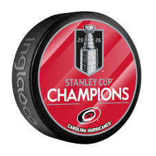 Шайба Carolina Hurricanes Inglasco 2026 Stanley Cup Champions Logo