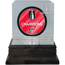 Шайба Carolina Hurricanes Fanatics Authentic 2026 Stanley Cup Champions Charcoal Logo Display Case - UV Protected Шайба Carolina Hurricanes Fanatics Authentic 2026 Stanley Cup Champions Charcoal Logo Display Case - UV Protected