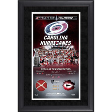 Коллаж Carolina Hurricanes Fanatics Authentic 2026 Stanley Cup Champions Framed 10 x 18 with a Piece of Game-Used Net from the 2026 Stanley Cup Final & Puck from the 25-26 Season - Limited Edition of 250 Коллаж Carolina Hurricanes Fanatics Authentic 2026 Stanley Cup Champions Framed 10 x 18 with a Piece of Game-Used Net from the 2026 Stanley Cup Final & Puck from the 25-26 Season - Limited Edition of 250