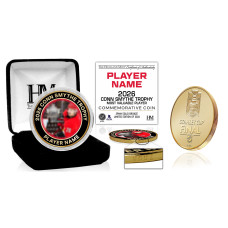 Монета Carolina Hurricanes Jordan Staal MVP Highland Mint 2026 Conn Smythe Trophy Limited Edition 39mm Bronze Color