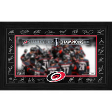 Carolina Hurricanes Highland Mint 2026 Stanley Cup Champions 12 x 20 Limited Edition Tradition Signature Frame