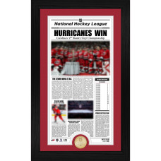 Монета Carolina Hurricanes Highland Mint 2026 Stanley Cup Champions Limited Edition Front Page News Bronze Монета Carolina Hurricanes Highland Mint 2026 Stanley Cup Champions Limited Edition Front Page News Bronze