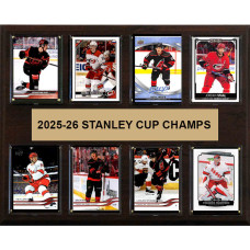 Плакетка Carolina Hurricanes C&I Collectibles 2026 Stanley Cup Champions 12 x 15 Eight-Card