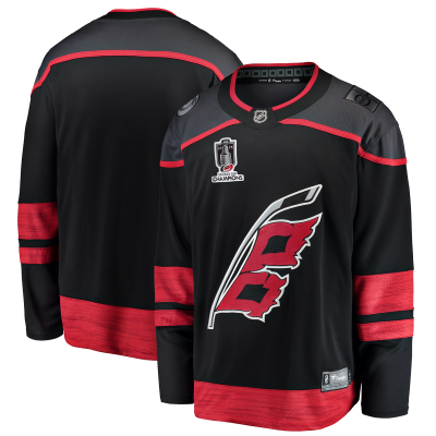 Джерси Carolina Hurricanes Fanatics Black 2026 Stanley Cup Champions Home Breakaway