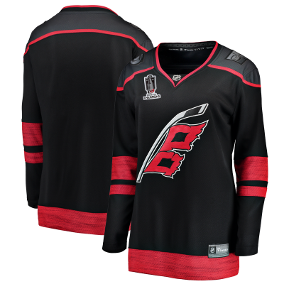 Женская Джерси Carolina Hurricanes Fanatics Black 2026 Stanley Cup Champions Home Breakaway