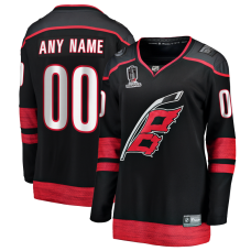 Женская Именная джерси Carolina Hurricanes Fanatics Black 2026 Stanley Cup Champions Home Breakaway Женская Именная джерси Carolina Hurricanes Fanatics Black 2026 Stanley Cup Champions Home Breakaway