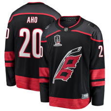 Джерси Carolina Hurricanes Sebastian Aho Fanatics Black 2026 Stanley Cup Champions Home Breakaway Джерси Carolina Hurricanes Sebastian Aho Fanatics Black 2026 Stanley Cup Champions Home Breakaway