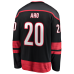 Джерси Carolina Hurricanes Sebastian Aho Fanatics Black 2026 Stanley Cup Champions Home Breakaway