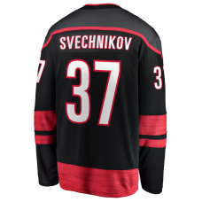 Джерси Carolina Hurricanes Andrei Svechnikov Fanatics Black 2026 Stanley Cup Champions Home Breakaway Джерси Carolina Hurricanes Andrei Svechnikov Fanatics Black 2026 Stanley Cup Champions Home Breakaway