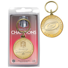 Carolina Hurricanes Highland Mint 2026 Stanley Cup Champions Bronze Coin Key Chain