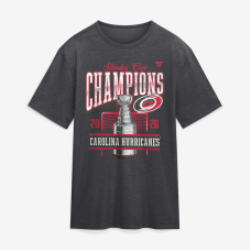 Футболка Carolina Hurricanes Charcoal 2026 Stanley Cup Champions Vintage Tri-Blend Футболка Carolina Hurricanes Charcoal 2026 Stanley Cup Champions Vintage Tri-Blend