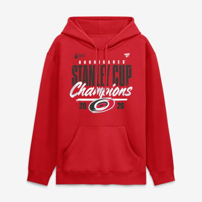 Толстовка Carolina Hurricanes Red 2026 Stanley Cup Champions