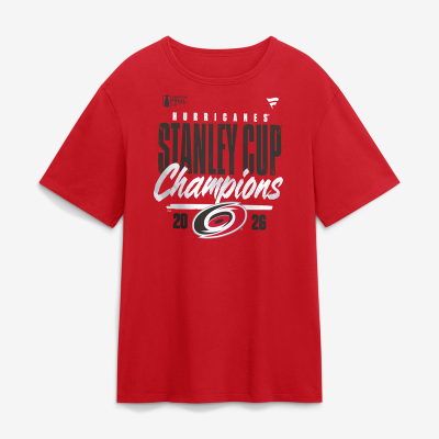 Футболка Carolina Hurricanes Red 2026 Stanley Cup Champions