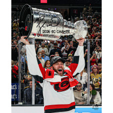Фото с автографом Taylor Hall Carolina Hurricanes Fanatics Authentic 2026 Stanley Cup Champions 16 x 20 Raising Cup with 2026 SC Champs' Inscription Фото с автографом Taylor Hall Carolina Hurricanes Fanatics Authentic 2026 Stanley Cup Champions 16 x 20 Raising Cup with 2026 SC Champs' Inscription