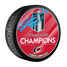 Шайба Sebastian Aho Carolina Hurricanes Autographed Fanatics Authentic 2026 Stanley Cup Champions Шайба Sebastian Aho Carolina Hurricanes Autographed Fanatics Authentic 2026 Stanley Cup Champions