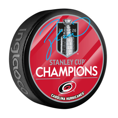 Шайба Taylor Hall Carolina Hurricanes Autographed Fanatics Authentic 2026 Stanley Cup Champions