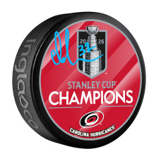 Шайба Andrei Svechnikov Carolina Hurricanes Autographed Fanatics Authentic 2026 Stanley Cup Champions Шайба Andrei Svechnikov Carolina Hurricanes Autographed Fanatics Authentic 2026 Stanley Cup Champions