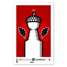 Постер Carolina Hurricanes S. Preston Art & Designs 2026 Stanley Cup Champions 11x17