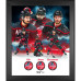 Шайба Andrei Svechnikov, Sebastian Aho & Seth Jarvis Carolina Hurricanes Autographed Fanatics Authentic 2026 Stanley Cup Champions Framed 3- Shadowbox - Limited Edition of 500