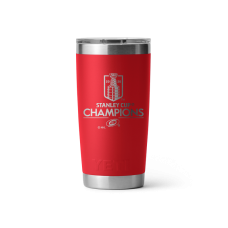 Термос Carolina Hurricanes YETI Red 2026 Stanley Cup Champions 20oz. Rambler with Magslider Lid