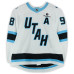 Игровая джерси Mikhail Sergachev Utah Mammoth Fanatics Authentic #98 White Worn During Round One of the 2026 Stanley Cup Playoffs vs. Vegas Golden Knights