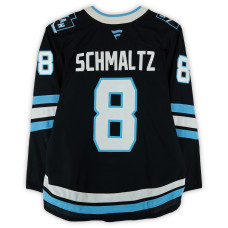 Игровая джерси Nick Schmaltz Utah Mammoth Fanatics Authentic #8 Black Worn During Round One of the 2026 Stanley Cup Playoffs vs. Vegas Golden Knights