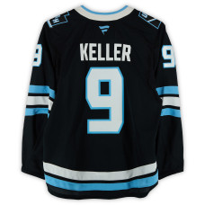 Игровая джерси Clayton Keller Utah Mammoth Fanatics Authentic #9 Black Worn During Round One of the 2026 Stanley Cup Playoffs vs. Vegas Golden Knights