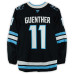 Игровая джерси Dylan Guenther Utah Mammoth Fanatics Authentic #11 Black Worn During Round One of the 2026 Stanley Cup Playoffs vs. Vegas Golden Knights