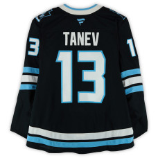 Игровая джерси Brandon Tanev Utah Mammoth Fanatics Authentic #13 Black Worn During Round One of the 2026 Stanley Cup Playoffs vs. Vegas Golden Knights