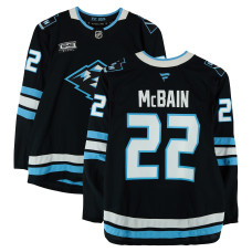 Игровая джерси Jack McBain Utah Mammoth Fanatics Authentic #22 Black Worn During Round One of the 2026 Stanley Cup Playoffs vs. Vegas Golden Knights