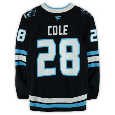 Игровая джерси Ian Cole Utah Mammoth Fanatics Authentic #28 Black Worn During Round One of the 2026 Stanley Cup Playoffs vs. Vegas Golden Knights