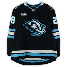 Игровая джерси Ian Cole Utah Mammoth Fanatics Authentic #28 Black Worn During Round One of the 2026 Stanley Cup Playoffs vs. Vegas Golden Knights