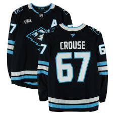 Игровая джерси Lawson Crouse Utah Mammoth Fanatics Authentic #67 Black Worn During Round One of the 2026 Stanley Cup Playoffs vs. Vegas Golden Knights