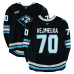 Игровая джерси Karel Vejmelka Utah Mammoth Fanatics Authentic #70 Black Worn During Round One of the 2026 Stanley Cup Playoffs vs. Vegas Golden Knights