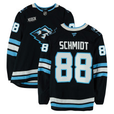 Игровая джерси Nate Schmidt Utah Mammoth Fanatics Authentic #88 Black Worn During Round One of the 2026 Stanley Cup Playoffs vs. Vegas Golden Knights