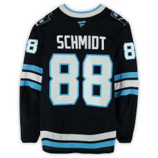 Игровая джерси Nate Schmidt Utah Mammoth Fanatics Authentic #88 Black Worn During Round One of the 2026 Stanley Cup Playoffs vs. Vegas Golden Knights
