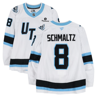 Игровая джерси Nick Schmaltz Utah Mammoth Fanatics Authentic #8 White Worn During Round One of the 2026 Stanley Cup Playoffs vs. Vegas Golden Knights