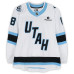 Игровая джерси Nick Schmaltz Utah Mammoth Fanatics Authentic #8 White Worn During Round One of the 2026 Stanley Cup Playoffs vs. Vegas Golden Knights