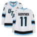 Игровая джерси Dylan Guenther Utah Mammoth Fanatics Authentic #11 White Worn During Round One of the 2026 Stanley Cup Playoffs vs. Vegas Golden Knights