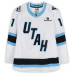 Игровая джерси Dylan Guenther Utah Mammoth Fanatics Authentic #11 White Worn During Round One of the 2026 Stanley Cup Playoffs vs. Vegas Golden Knights