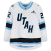 Игровая джерси Jack McBain Utah Mammoth Fanatics Authentic #22 White Worn During Round One of the 2026 Stanley Cup Playoffs vs. Vegas Golden Knights