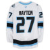 Игровая джерси Barrett Hayton Utah Mammoth Fanatics Authentic #27 White Worn During Round One of the 2026 Stanley Cup Playoffs vs. Vegas Golden Knights