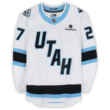 Игровая джерси Barrett Hayton Utah Mammoth Fanatics Authentic #27 White Worn During Round One of the 2026 Stanley Cup Playoffs vs. Vegas Golden Knights