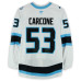 Игровая джерси Michael Carcone Utah Mammoth Fanatics Authentic #53 White Worn During Round One of the 2026 Stanley Cup Playoffs vs. Vegas Golden Knights