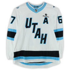 Игровая джерси Lawson Crouse Utah Mammoth Fanatics Authentic #67 White Worn During Round One of the 2026 Stanley Cup Playoffs vs. Vegas Golden Knights