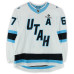 Игровая джерси Lawson Crouse Utah Mammoth Fanatics Authentic #67 White Worn During Round One of the 2026 Stanley Cup Playoffs vs. Vegas Golden Knights