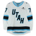 Игровая джерси JJ Peterka Utah Mammoth Fanatics Authentic #77 White Worn During Round One of the 2026 Stanley Cup Playoffs vs. Vegas Golden Knights