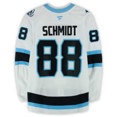 Игровая джерси Nate Schmidt Utah Mammoth Fanatics Authentic #88 White Worn During Round One of the 2026 Stanley Cup Playoffs vs. Vegas Golden Knights