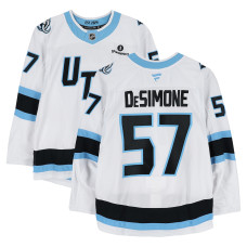 Nick DeSimone Utah Mammoth Fanatics Authentic -Issued #57 White Authentic Pro Jersey from the 2026 Stanley Cup Playoffs Nick DeSimone Utah Mammoth Fanatics Authentic -Issued #57 White Authentic Pro Jersey from the 2026 Stanley Cup Playoffs
