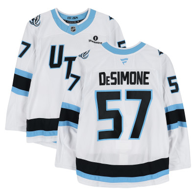 Nick DeSimone Utah Mammoth Fanatics Authentic -Issued #57 White Authentic Pro Jersey from the 2026 Stanley Cup Playoffs